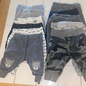 11 piece baby boy pants (0-3/3month)